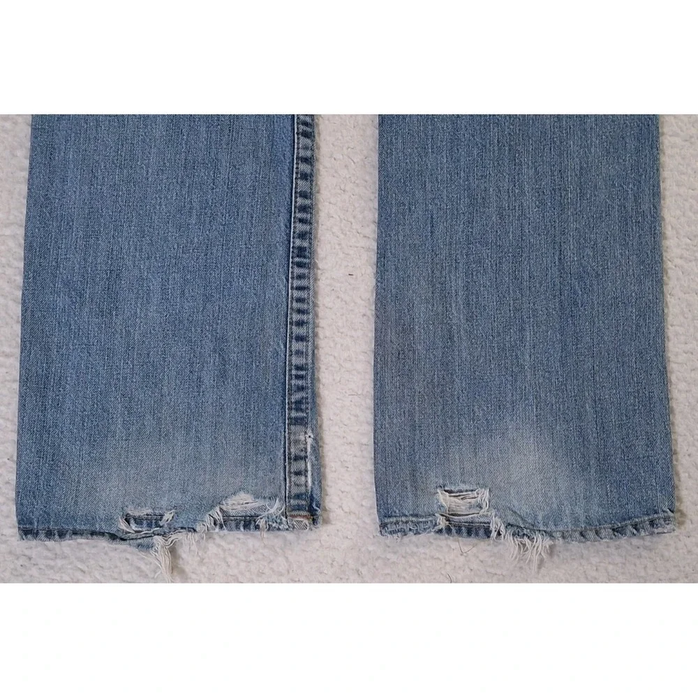 True Religion Jeans Men's 33* (34x34) Ricky Relaxed Straight Distressed Made USA